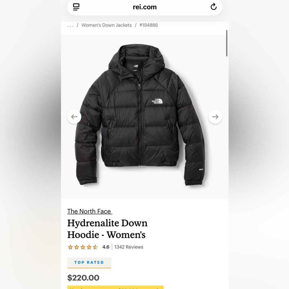 Women’s North Face 550 Jacket